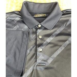 Ben Hogan Performance  Men's Short Sleeve Polo Golf Shirt Size‎ Large Navy Blue